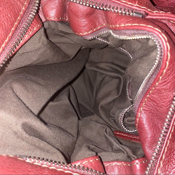 🛑SOLD🛑 Chloe Paddington Leather Shoulder Bag in Burgundy - Picture 7 of 12